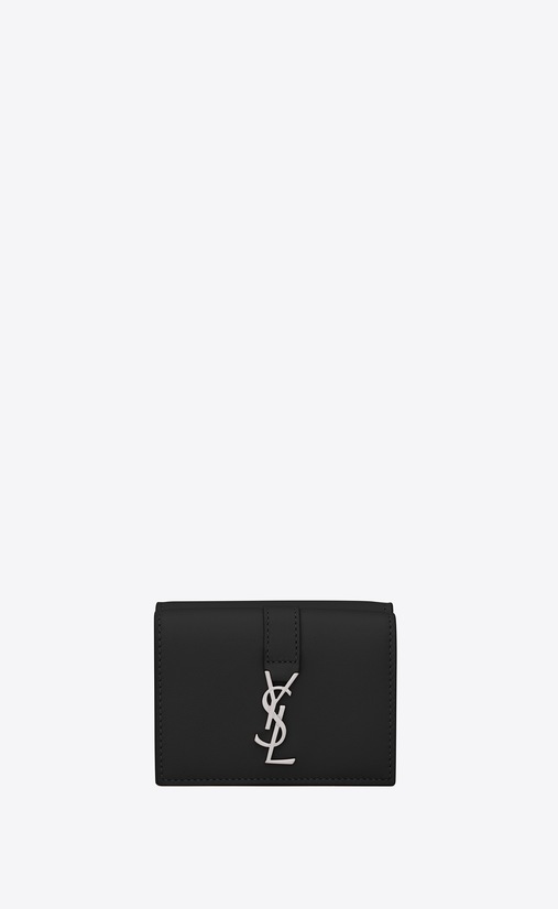 YSLウォレット(スモール/ブラック/レザー)